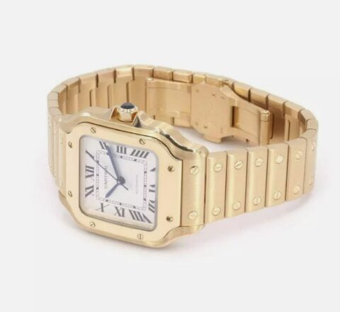 Cartier Santos full gold