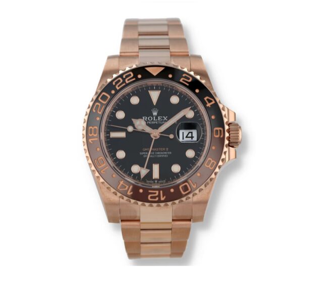 Rolex GMT-Master II Rose Gold ROOT BEER 40mm